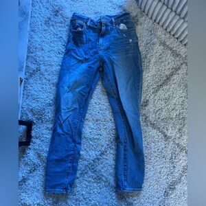 Super Skinny High Rise Curve Love Distressed Jeans